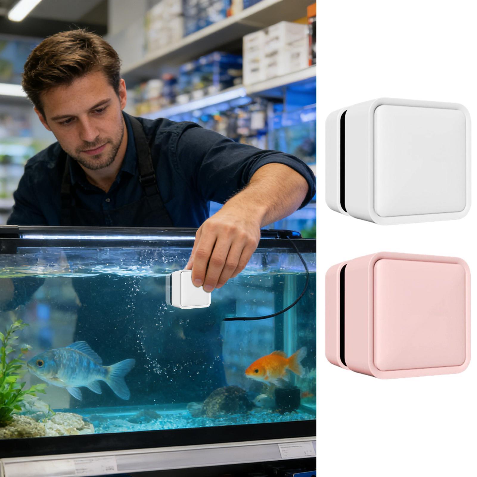 Algae Scraper Blade - Magnetic Fish Tank Cleaner Double-Sided Scraber