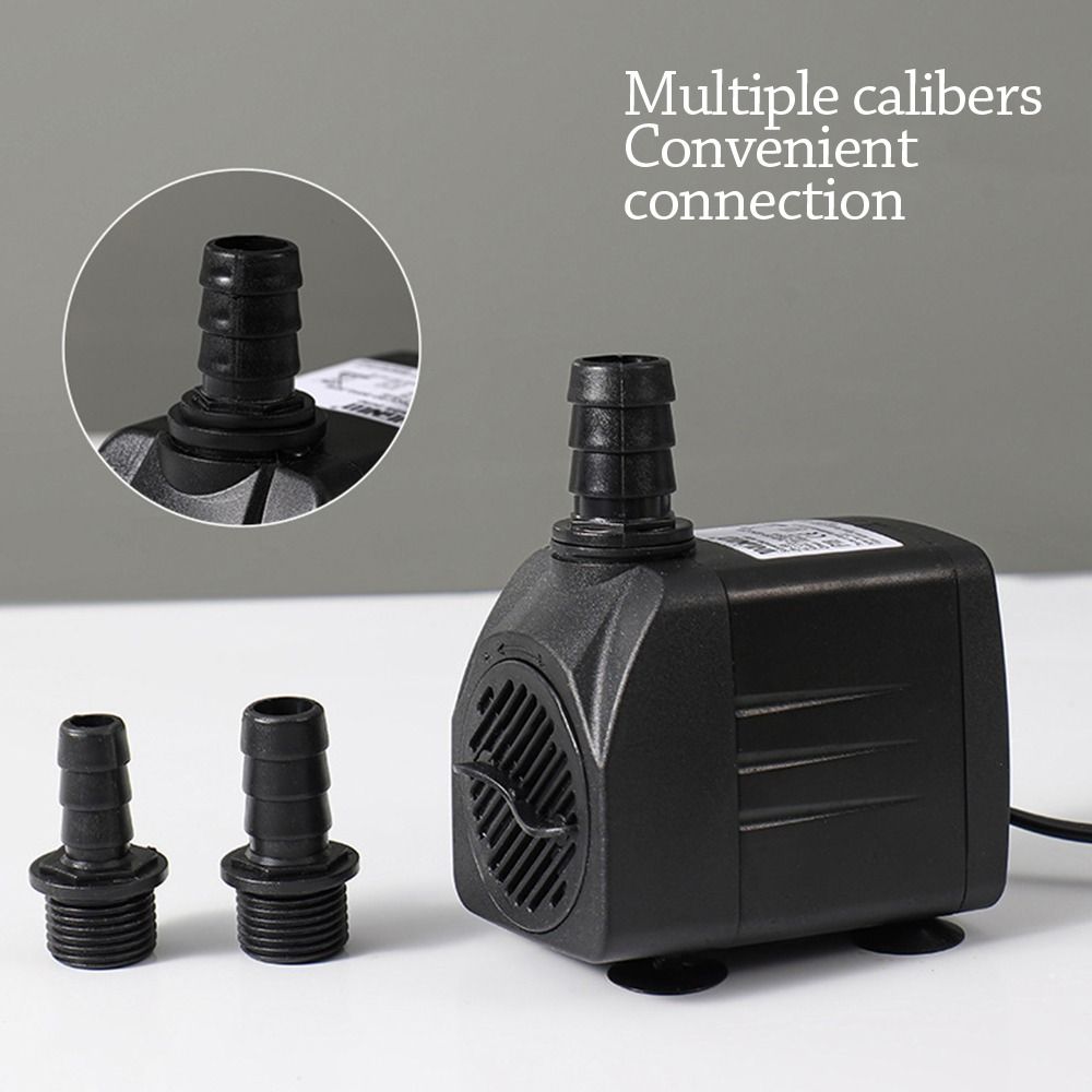 Aquarium Fish Images - Black Submersible Water Pump Ultra-Quiet Mini