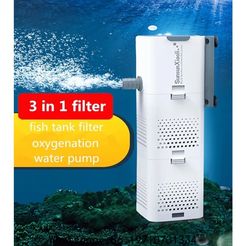 Fish Tank Filter Aquarium - SUNSUN 3 in 1 Filter for