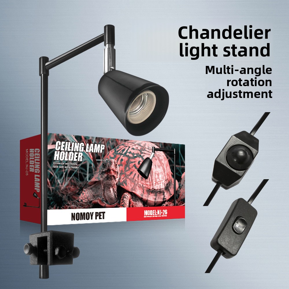 Aquarium Fish Lamp - NOMOY Reptile Lamp Stand with Adjustable
