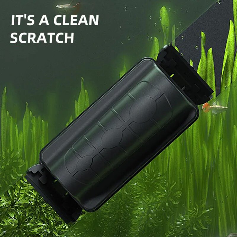 Algae Scraper Blade - Magnetic Aquarium Fish Tank Brushes Floating