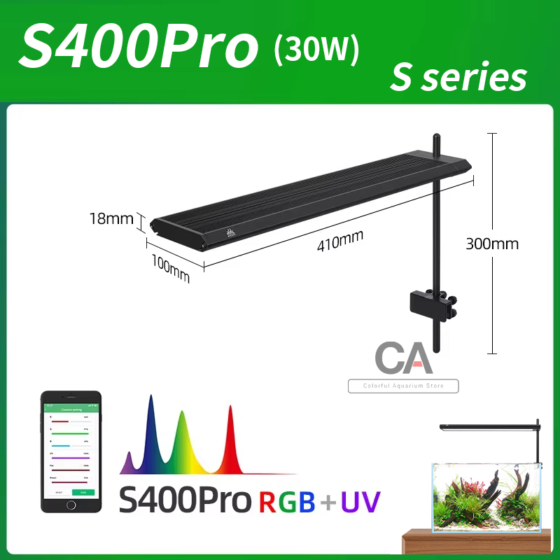 WEEK AQUA S Series RGB+UV Full - đánh giá và giá Aquarium Fish App