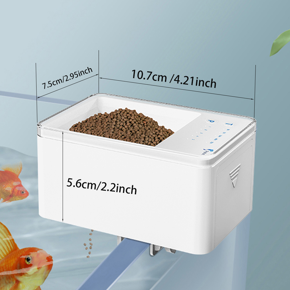 100ML Large Capacity Fish Feed - đánh giá và giá Aquarium Fish Feeder