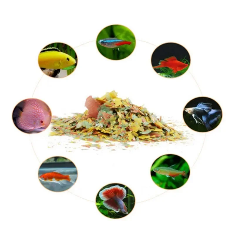 Fish Food Coloring and Brighte - đánh giá và giá Fish Food Flake