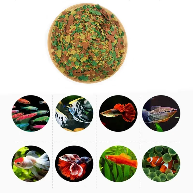 Fish Food Coloring and Brighte - đánh giá và giá Fish Food Flake