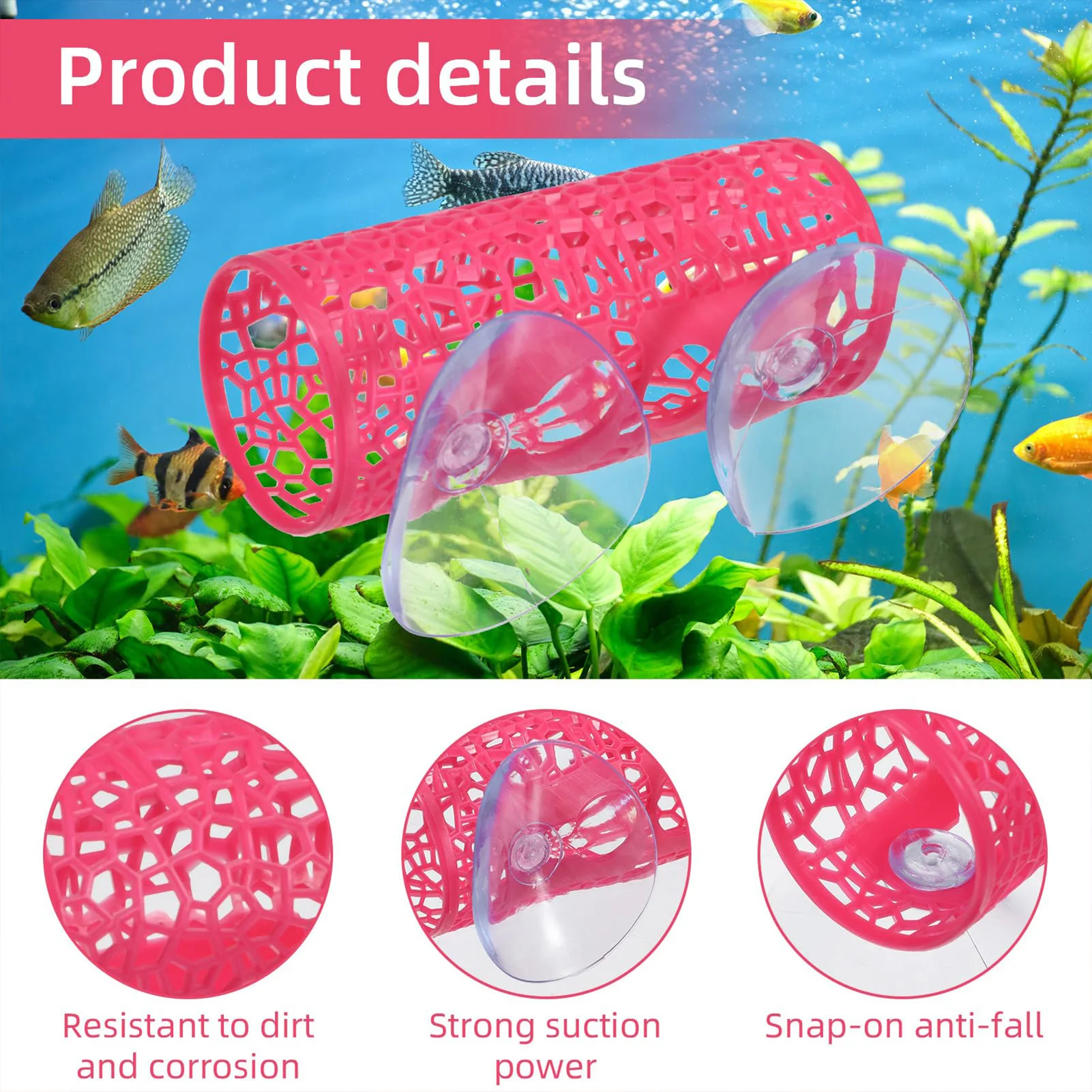 Aquarium Fish Tunnel Toys Bett - đánh giá và giá Aquarium Fish Feeder