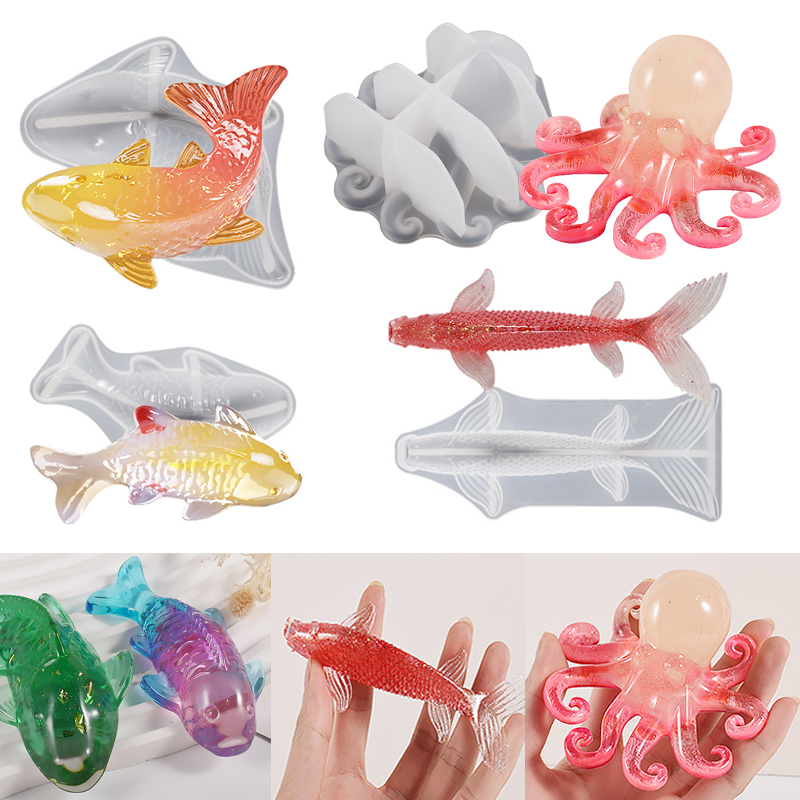 3D Koi Fish Shaped Epoxy Resin - đánh giá và giá Aquarium Fish Bowl