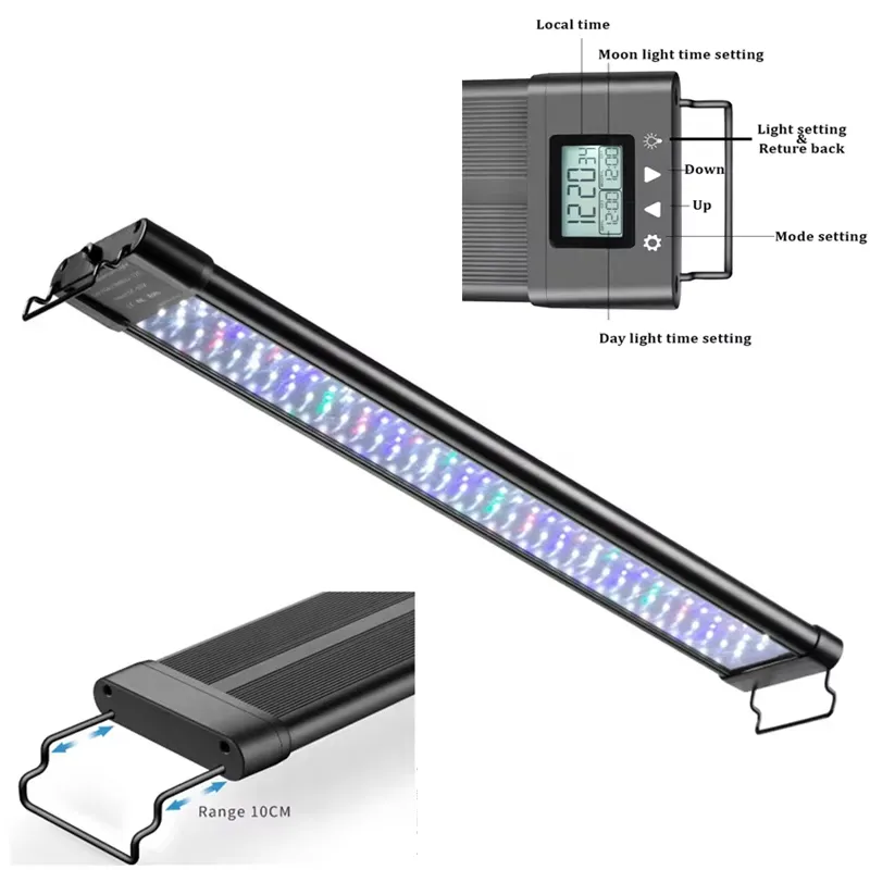 LED Programmable Aquarium Ligh - đánh giá và giá Aquarium Fish Lamp
