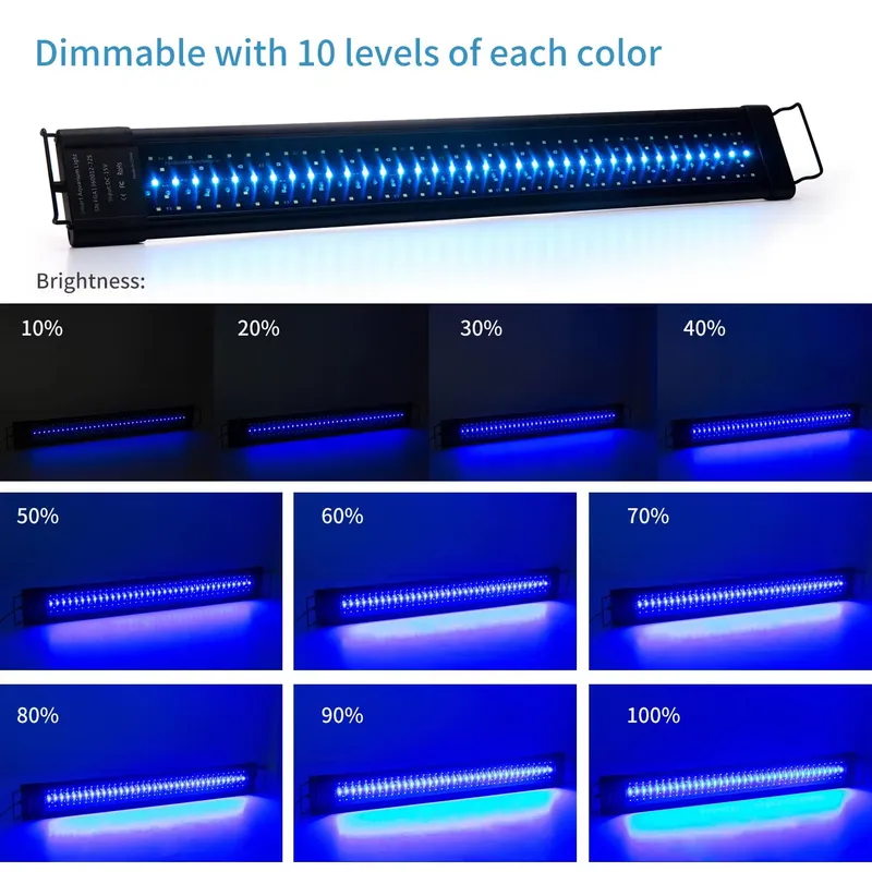 LED Programmable Aquarium Ligh - đánh giá và giá Aquarium Fish Lamp