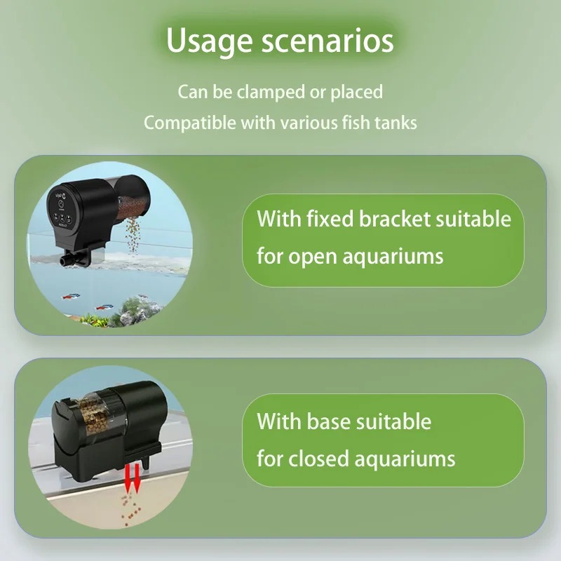 Fish Tank Feeder Intelligent T - đánh giá và giá Aquarium Fish Feeder