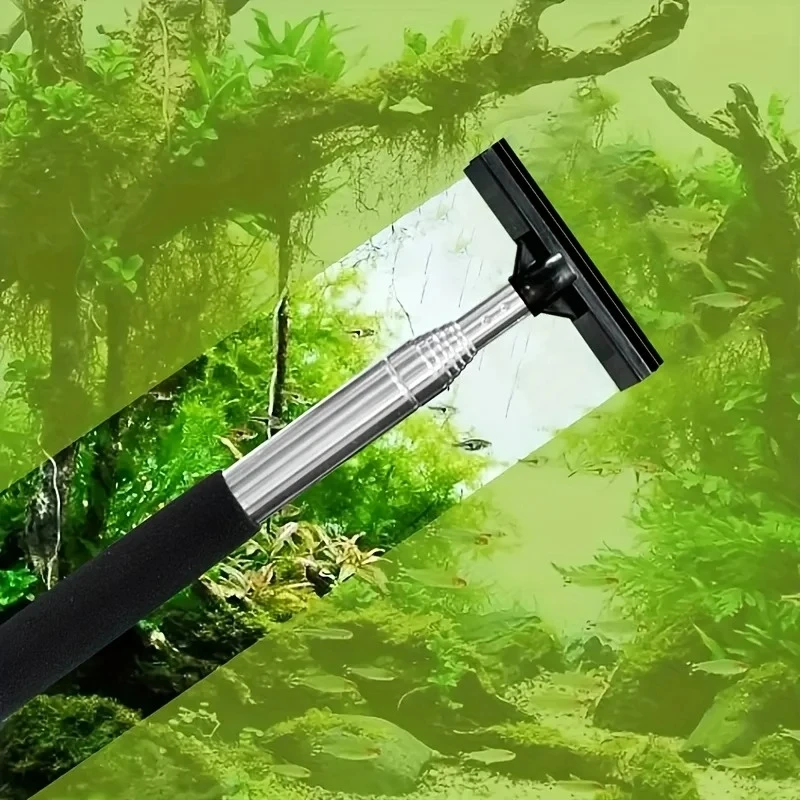 Telescopic Aquarium Scraper Br - đánh giá và giá Algae Scraper Blade