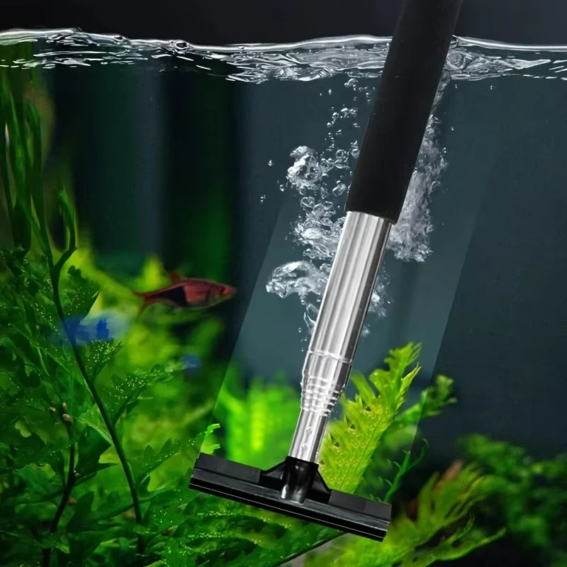 Telescopic Aquarium Scraper Br - đánh giá và giá Algae Scraper Blade
