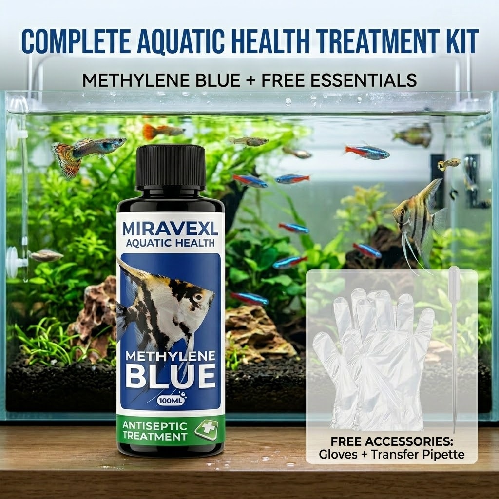 100ml Methylene Blue Aquarium  - đánh giá và giá Aquarium Fish Parasites