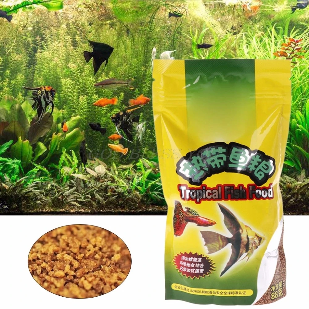 Aquarium Tank Tropical Fish Fo - đánh giá và giá Fish Food Flake