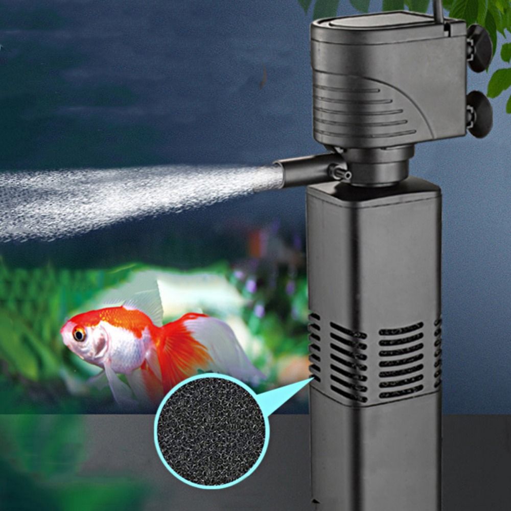 Plastic 3 in 1 Fish Tank Filte - đánh giá và giá Fish Tank Filter Aquarium