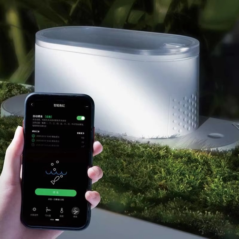 Desktop Smart Aquarium Fish Ta - đánh giá và giá Aquarium Fish Feeder