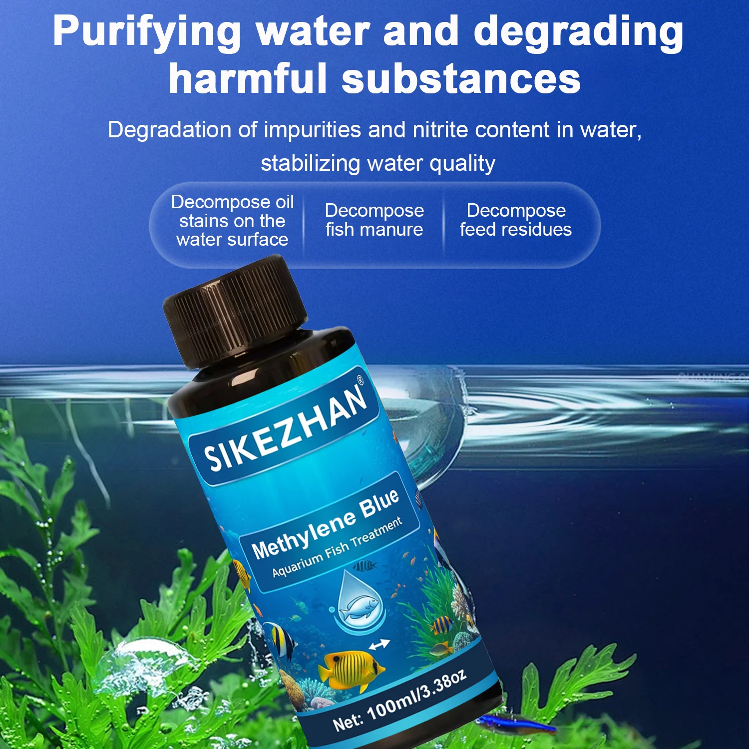 Aquarium Methylene Blue Fish M - đánh giá và giá Aquarium Fish Parasites