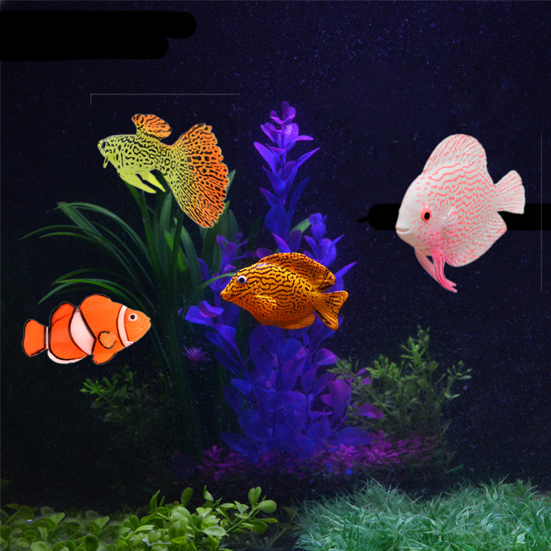 Glow in the Dark Luminous Sili - đánh giá và giá Aquarium Fish Glow In The Dark