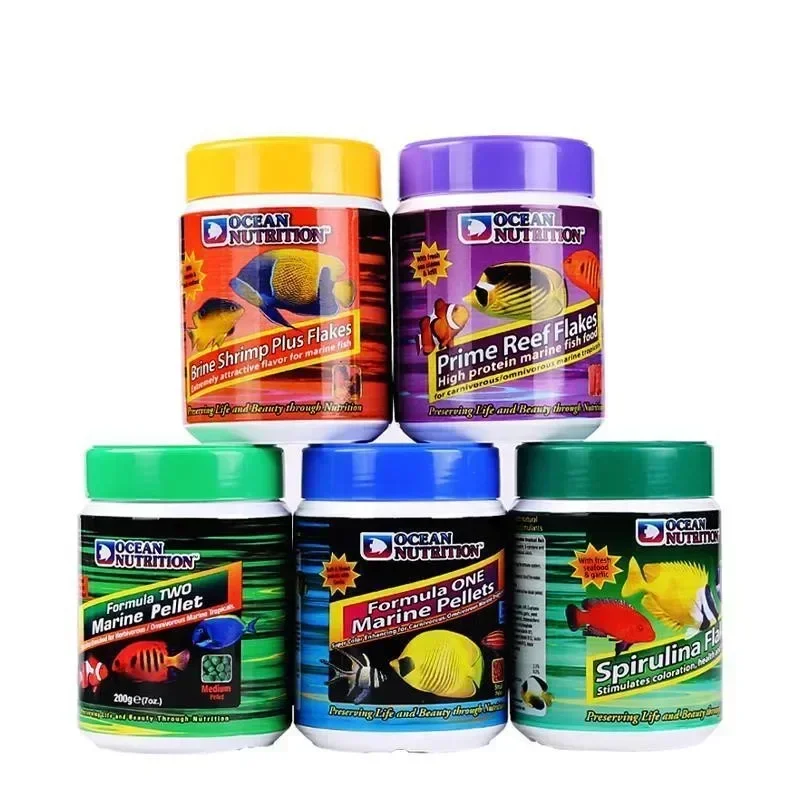 Ocean Nutrition Formula Marine - đánh giá và giá Fish Food Flake