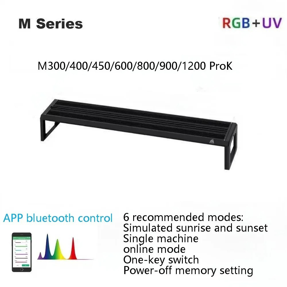 Week Aqua M Series RGB+UV Wate - đánh giá và giá Aquarium Fish App
