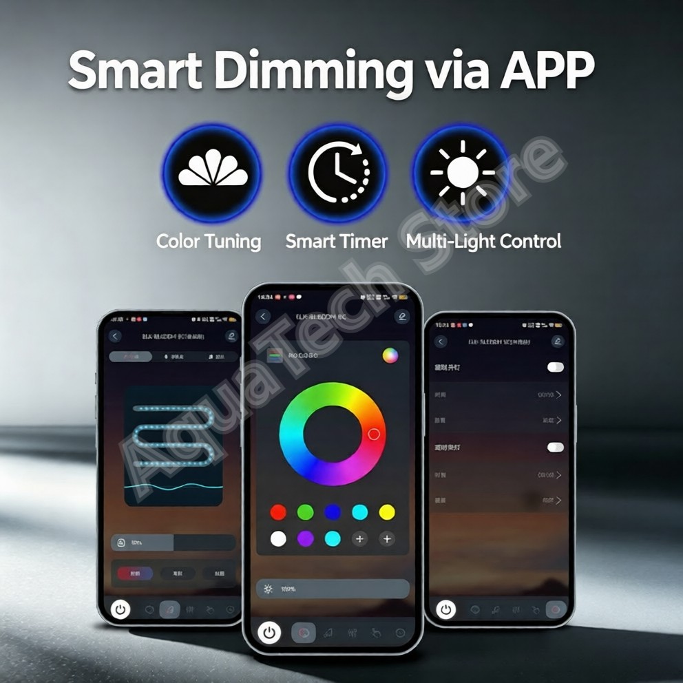 ANBOCHEN UFO RGB LED Aquarium  - đánh giá và giá Aquarium Fish App