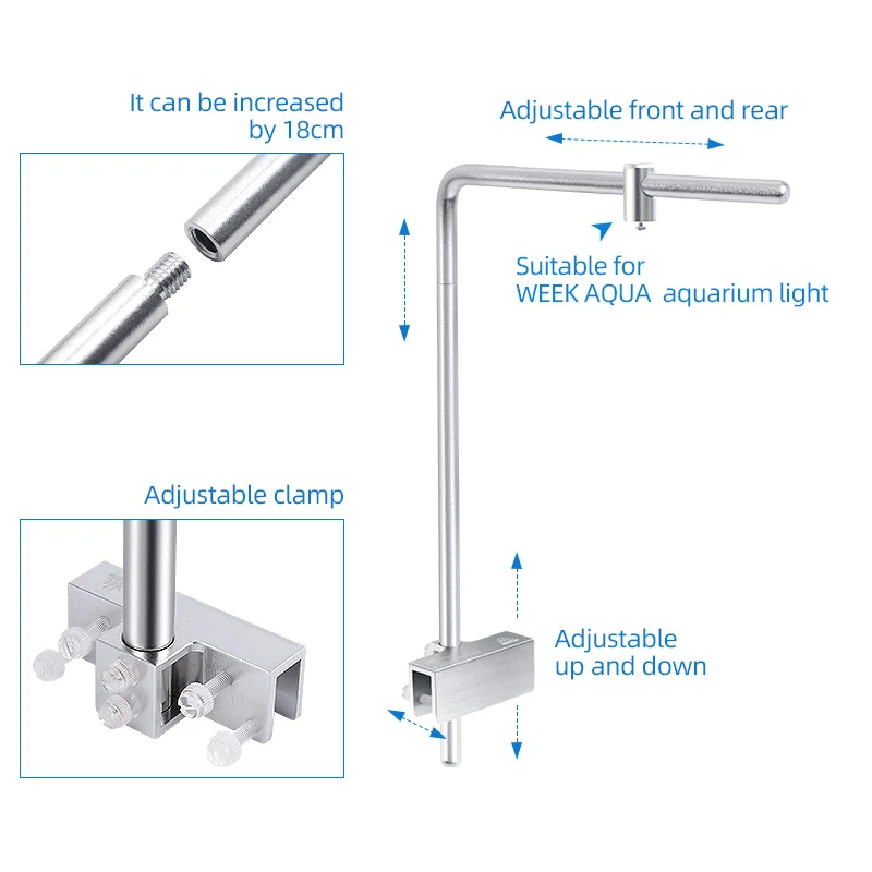 Week Aqua Light Stand Universa - đánh giá và giá Aquarium Fish Lamp